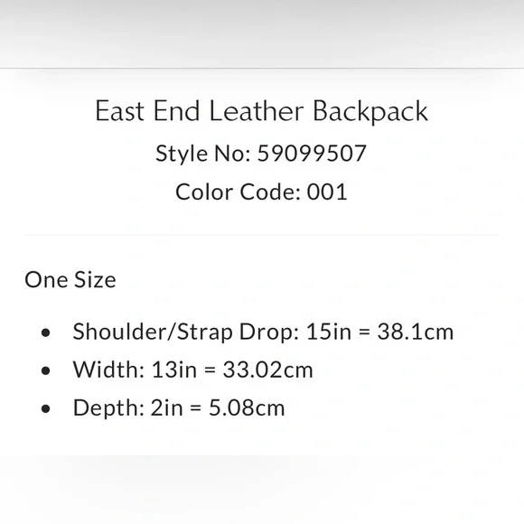 Free People East End Leather Backpack NWT - Picture 13 of 13